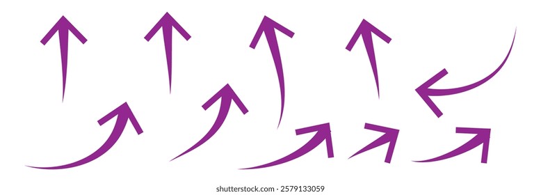 curved arrow direction sign icon illustration design