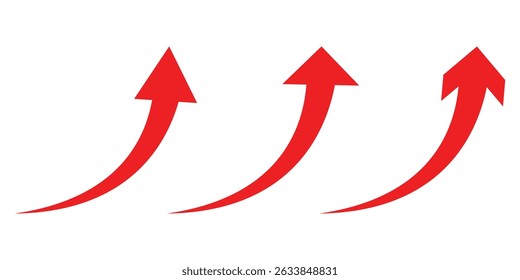 Curved arrow. curved arrow icon. Curved arrows for web, ui, ux design.
