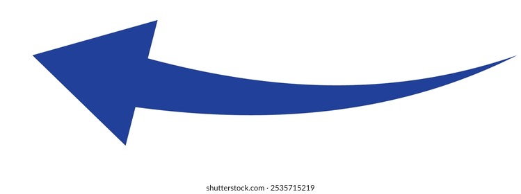 ícone de seta curva, ilustração vetorial eps10