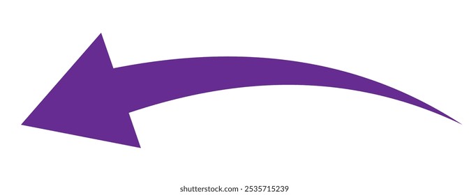 curved arrow icon, vector illustration eps10