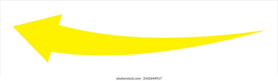 Icono de flecha curva, Ilustración vectorial EPS10