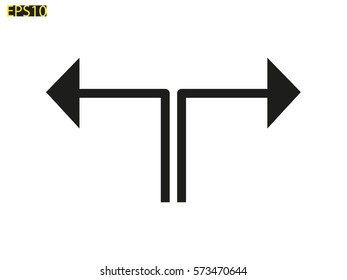 curved arrow icon, vector illustration eps10