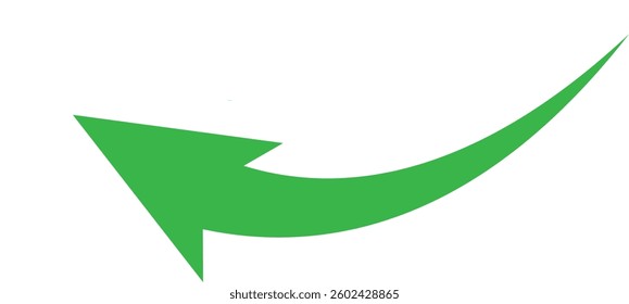 Curved arrow icon vector set. Collection of colorful right direction arrows symbol design.