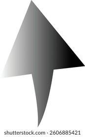 Curved arrow icon.curved vintage interface element of open next page, swipe.simple doodle curve side arrow of motion icon vector illustration.Arrow sign. Flat style icons.