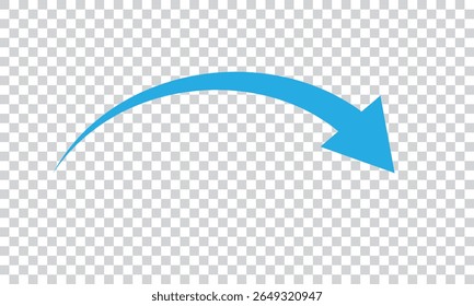 Curved Arrow Pointing Upwards vector art
