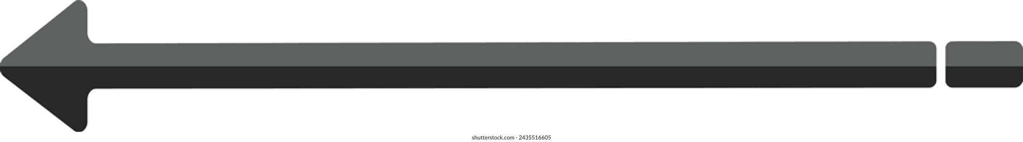  curved, bent arrows in four colors
