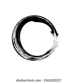 Curved Brush Stroke . Vector Logo Design Template . Twirl Grunge Shapes . Trace of mascara.