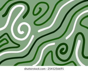 curved colorful lines abstract background suitable for covers, wallpapers, backgrounds