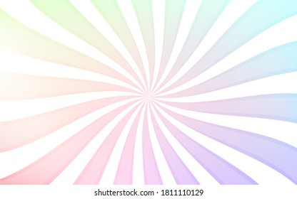 Curved concentrated line background material