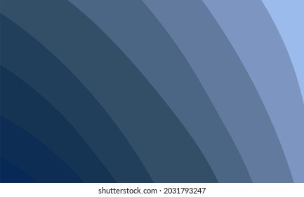Curved deep gradient geometric background. Art background.