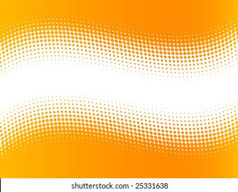 Curved dotted borders