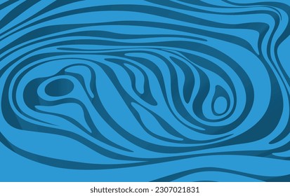 Curved elegant shapes 3d texture abstract vector background in perspective view