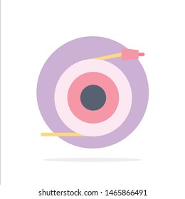 Curved, Flow, Pipe, Water Abstract Circle Background Flat color Icon. Vector Icon Template background