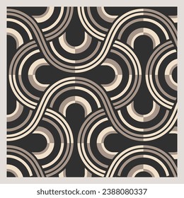 CURVED GEO PRINT, Sweater allover print, vector file.