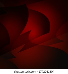 Curved geometric gradient shapes