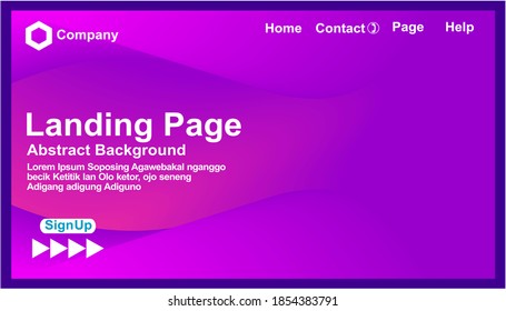 curved gradient purple lines vector design website landing page background for business, or any app