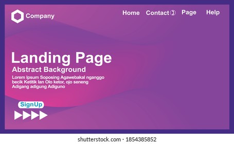 curved gradient purple lines vector design website landing page background for business, or any app