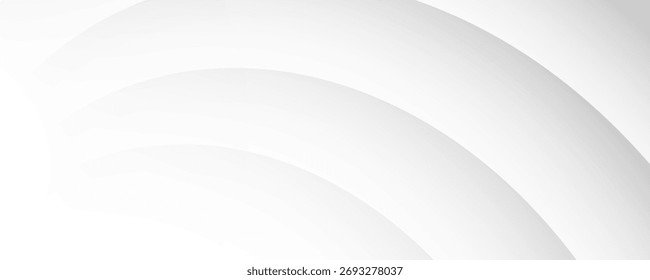 Gekrümmter grauer Bogen, heller Hintergrund