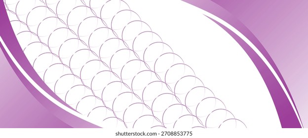 Elemento de cabeçalho e rodapé curvos . Abstrack Roxo com ondas . poster
