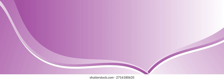 Curved Header and Footer Element . Abstrack Purple with waves . wave purple .Simple desin, web
