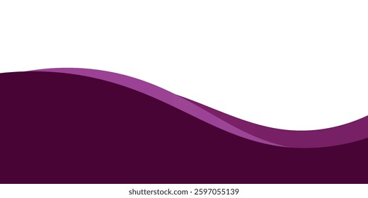 Curved Header and Footer Element. eps 10