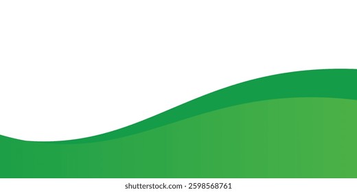 Curved Header and Footer Element. EPS 10