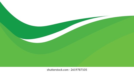 Curved Header and Footer Element iluatration, eps.10