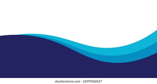 Elemento de cabeçalho e rodapé curvos. Vetor EPS 10