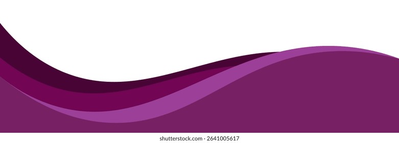 Curved Header and Footer Element vector,eps10