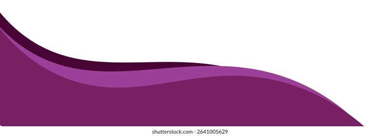 Curved Header and Footer Element vector,eps10
