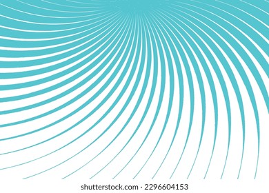 Curved line pattern background in retro comic style, Template illustration vector