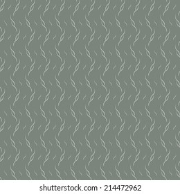 Curved line seamless pattern. Abstract background. Gray background.