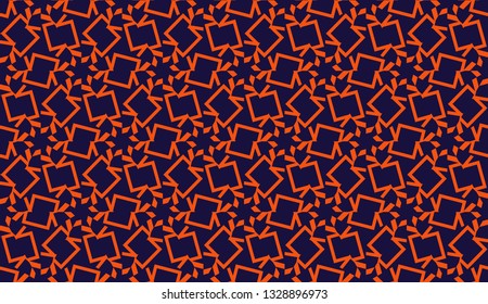 Curved line in triangles style. Vector illustration. CFor interior wallpaper, smart design, fashion print