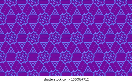 Curved line in triangles style. Vector illustration. Decorative design for For interior wallpaper, smart design, fashion print.