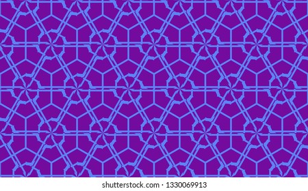 Curved line in triangles style. Vector illustration. Decorative design for For interior wallpaper, smart design, fashion print.