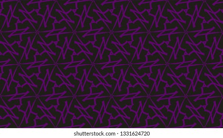 Curved line in triangles style. Vector illustration. CFor interior wallpaper, smart design, fashion print