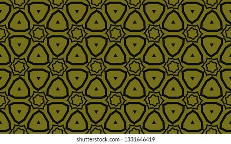 Curved line in triangles style. Vector illustration. CFor interior wallpaper, smart design, fashion print