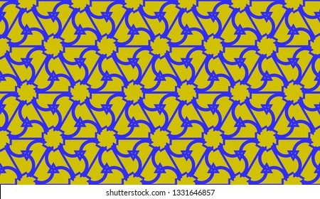 Curved line in triangles style. Vector illustration. CFor interior wallpaper, smart design, fashion print