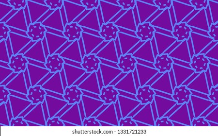 Curved line in triangles style. Vector illustration. Decorative design for For interior wallpaper, smart design, fashion print.