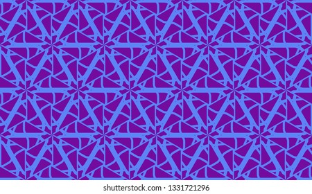 Curved line in triangles style. Vector illustration. Decorative design for For interior wallpaper, smart design, fashion print.