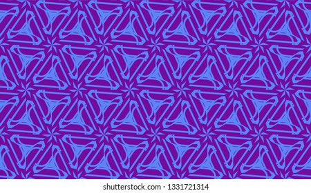 Curved line in triangles style. Vector illustration. Decorative design for For interior wallpaper, smart design, fashion print.