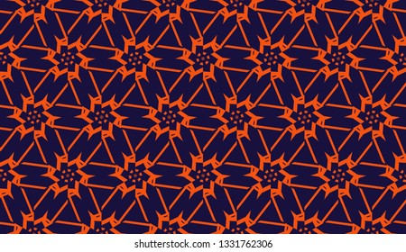 Curved line in triangles style. Vector illustration. CFor interior wallpaper, smart design, fashion print