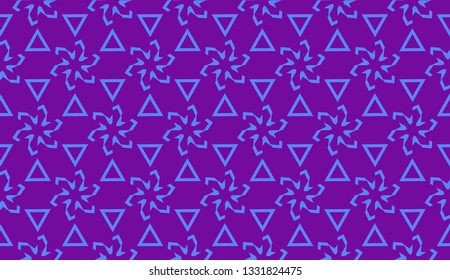 Curved line in triangles style. Vector illustration. Decorative design for For interior wallpaper, smart design, fashion print.