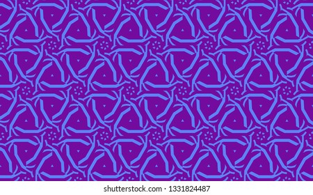 Curved line in triangles style. Vector illustration. Decorative design for For interior wallpaper, smart design, fashion print.