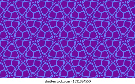 Curved line in triangles style. Vector illustration. Decorative design for For interior wallpaper, smart design, fashion print.