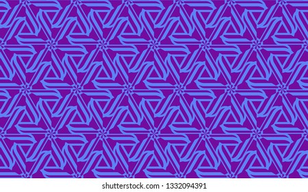 Curved line in triangles style. Vector illustration. Decorative design for For interior wallpaper, smart design, fashion print.