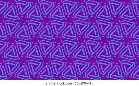 Curved line in triangles style. Vector illustration. Decorative design for For interior wallpaper, smart design, fashion print.