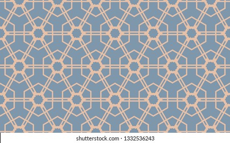 Curved line in triangles style. Vector illustration. CFor interior wallpaper, smart design, fashion print