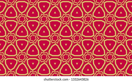 Curved line in triangles style. Vector illustration. CFor interior wallpaper, smart design, fashion print