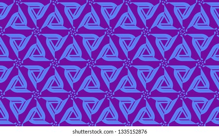 Curved line in triangles style. Vector illustration. Decorative design for For interior wallpaper, smart design, fashion print.